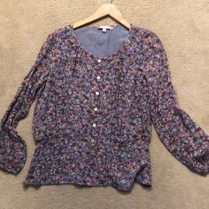 Calypso St. Barth, gorgeous floral top. Rare!